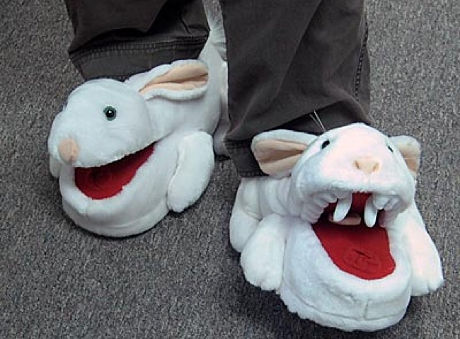 monty python bunny slippers